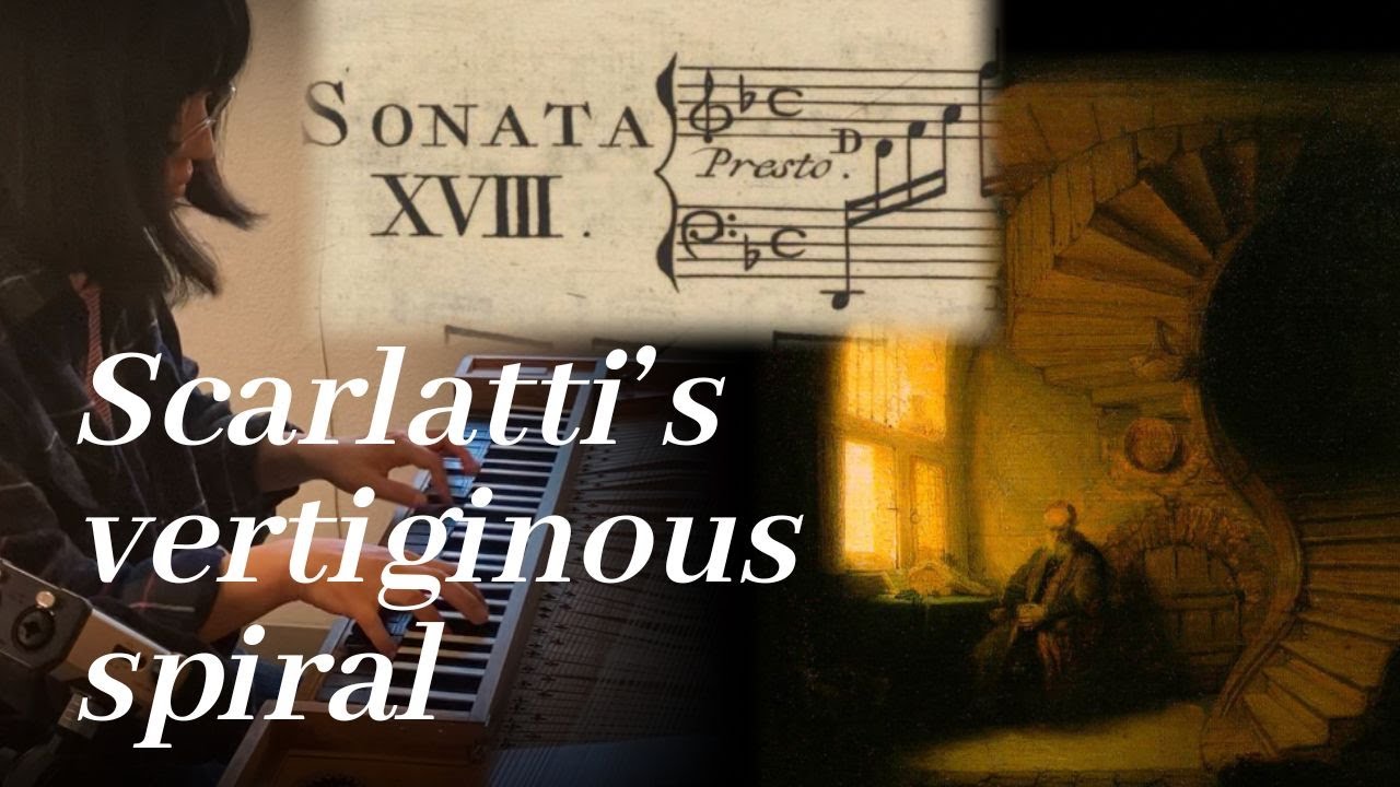 Domenico Scarlatti, Sonata K.18 in d minor on the clavichord #scarlatti #baroquemusic
