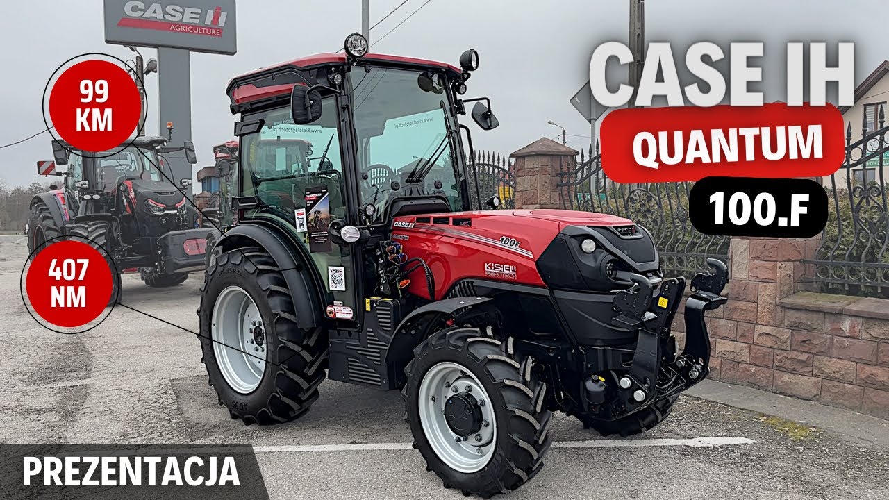 CASE IH QUANTUM 100F - sadownicza propozycja od Case IH | Prezentacja / test ciągnika