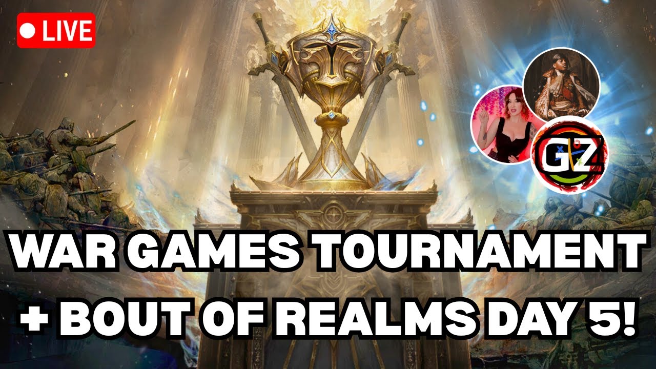 🔴 WAR GAMES TOURNAMENT! ft. @GameZoneGaminG47 @TheOnlyRicia / BOUT OF REALMS at 21:00