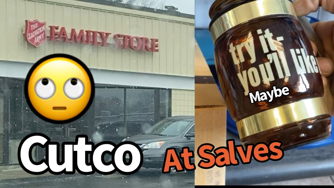 I Found HUGE Profit In This Thrift Store - Come Thrift with Me CUTCO Knifes!!