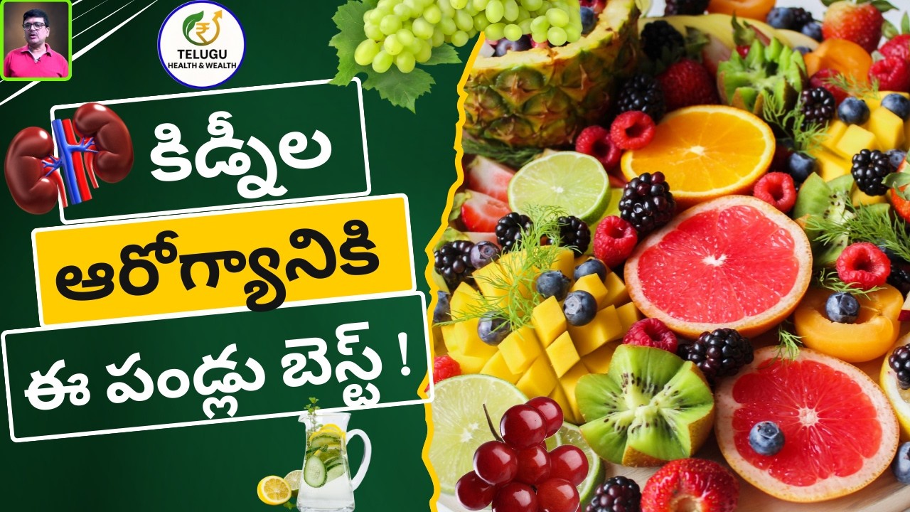 కిడ్నీలు ఆరోగ్యంగా ఉండాలంటే తినాల్సిన 10 పండ్లు ఇవే ! || #health #wealth #vishnukumar |