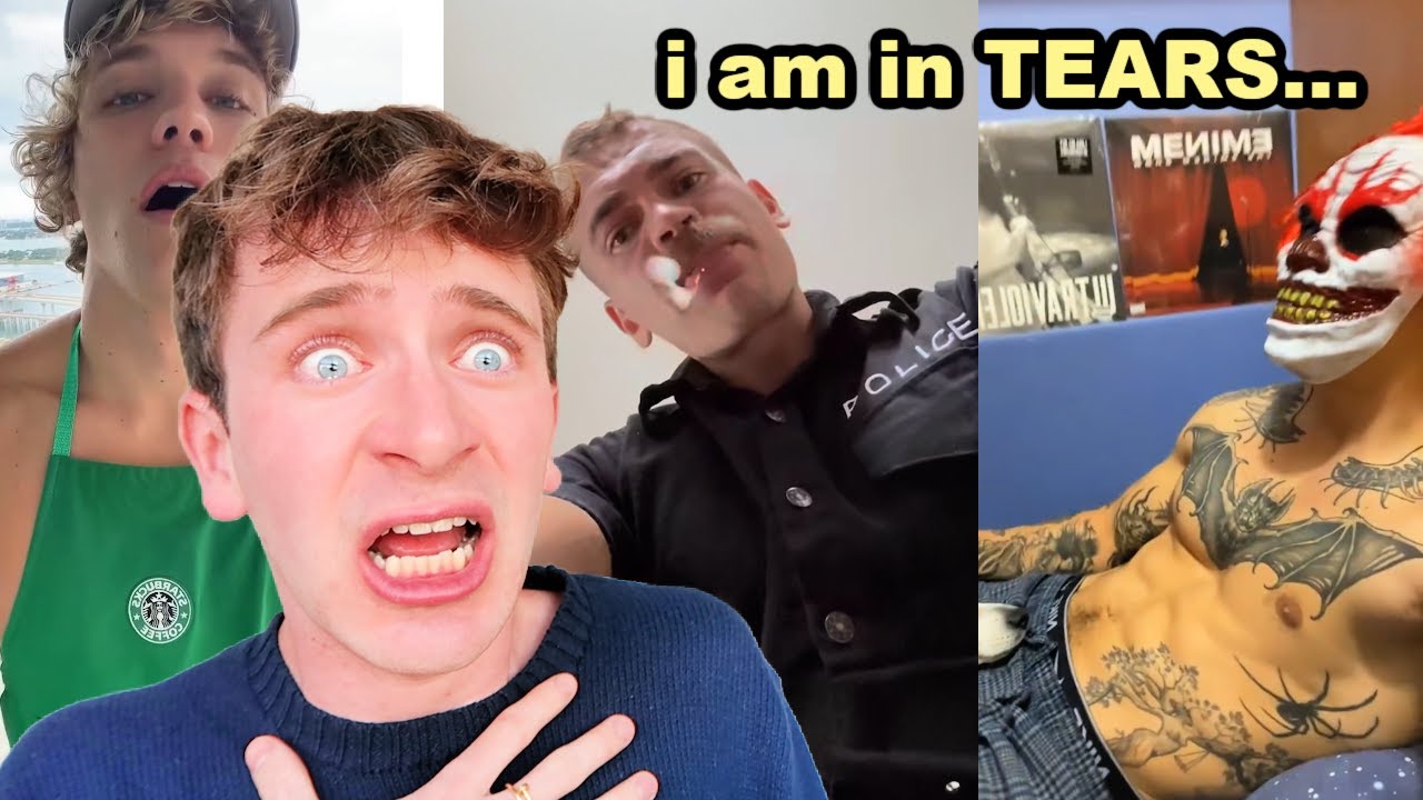REACTING TO TIKTOK THIRST TRAPS PT 4 *traumatizing😀*