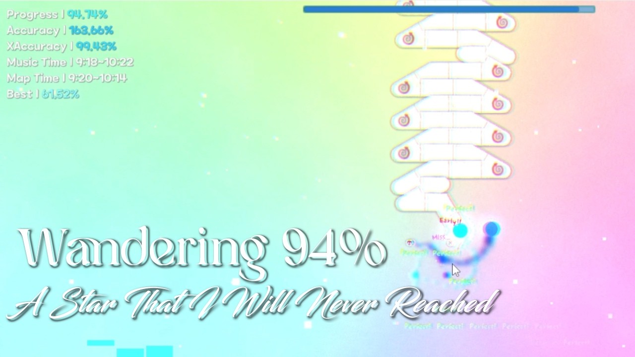a star that i will never reached. g2 wandering progress 6: 94%