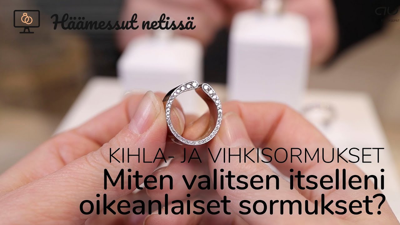 Kihla- ja vihkisormukset – Miten valitsen itselleni oikeanlaiset sormukset #häämessutnetissä