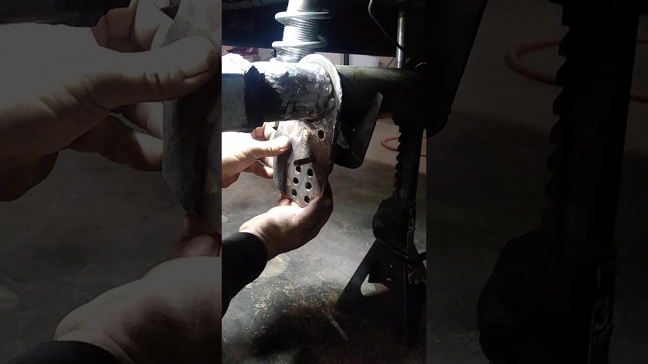 do-it-yourself lower control arm brackets for a mustang