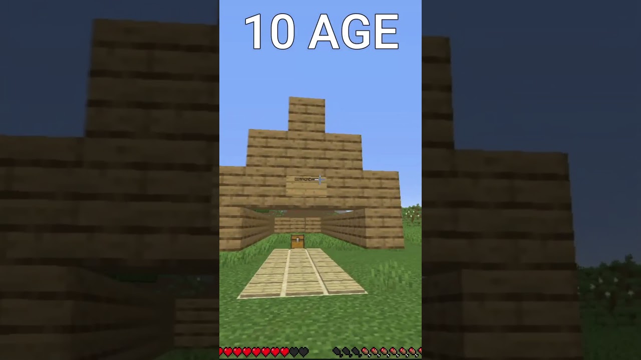 Age 5 to Age 15 TRAPS in Minecraft 💥 #shorts #minecraft