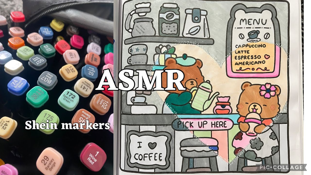 Using Shein Markers | Cocowyo book, ASMR