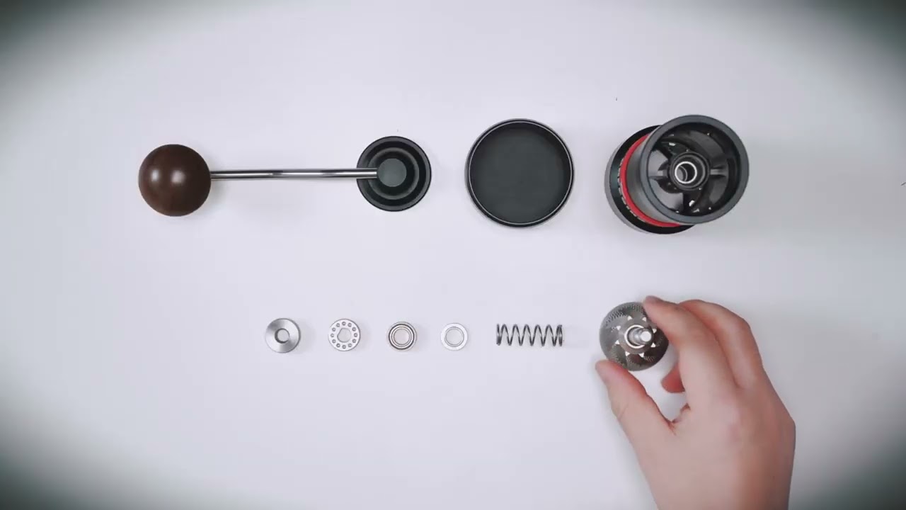 Tools Free Quick Disassembly - CafeSing GRIZZ 63 Conical Burr Hand Coffee Grinder