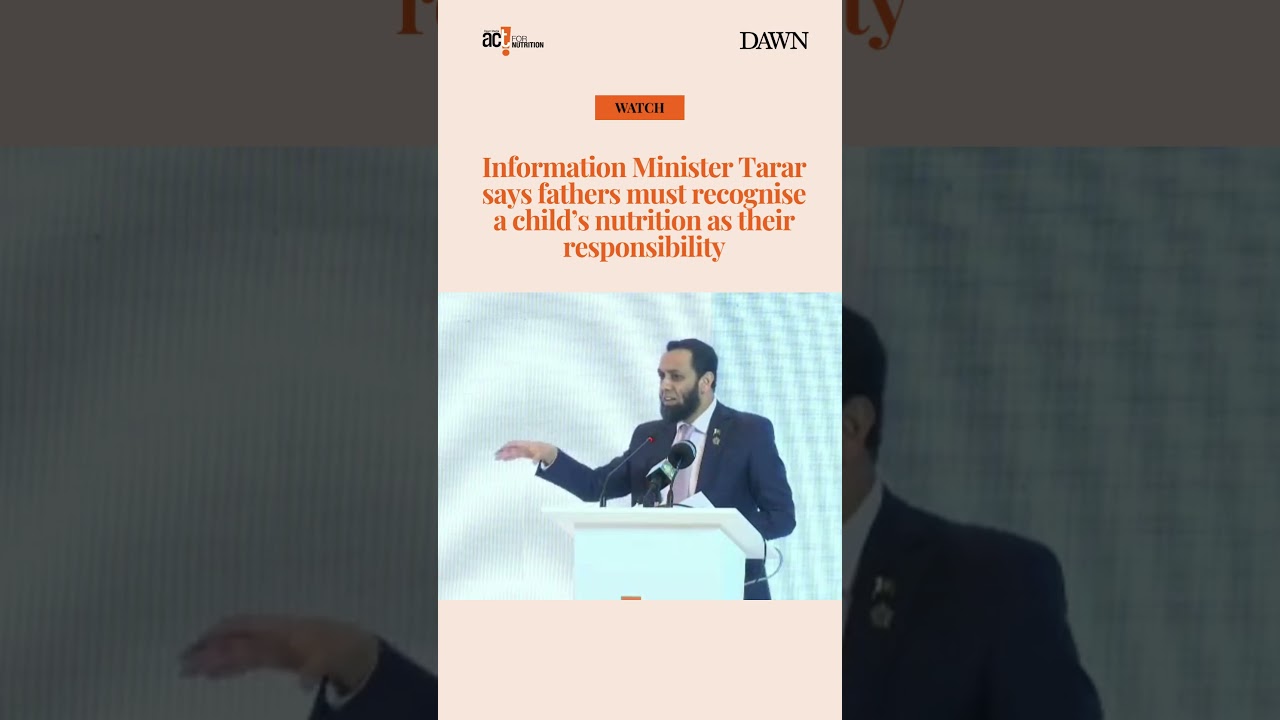 Minister says fathers must recognise a child&rsquo;s nutrition as their responsibility
