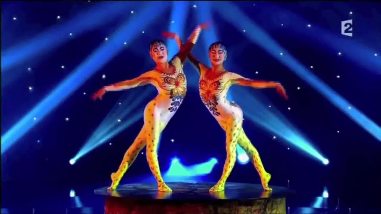 Ulzii and Oyuna duo Contortion act, Cirque du Soleil