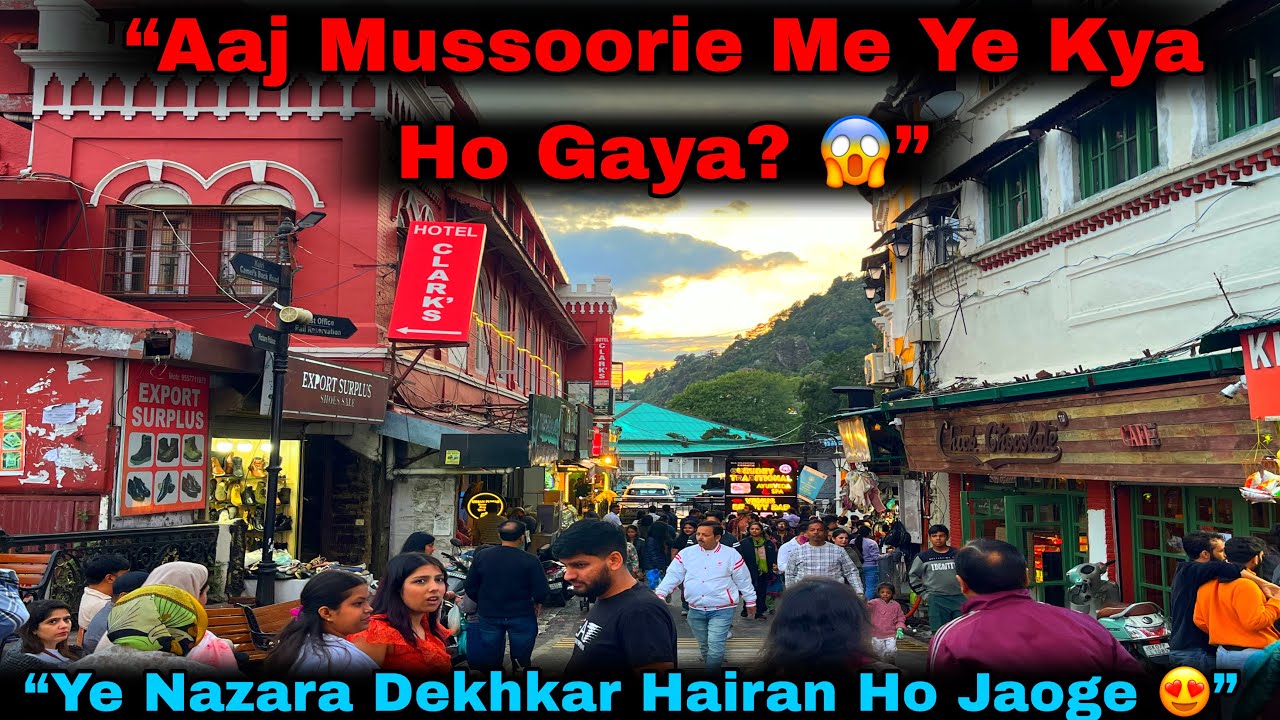 Mussoorie Weather Surprise 😍 | Aaj Ka Mausam Aur Bheed Dekhkar Hairan Ho Jaoge