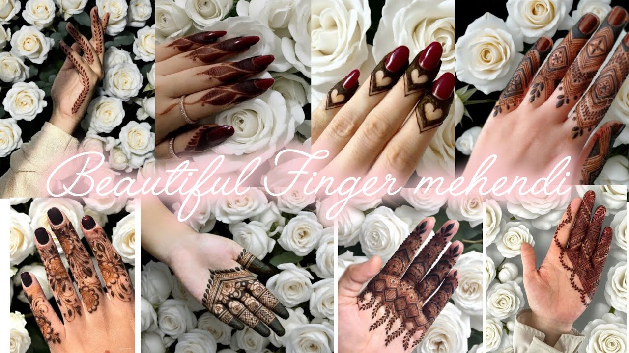 Finger mehendi designs || Eid special designs || simple finger mehndi designs 2025