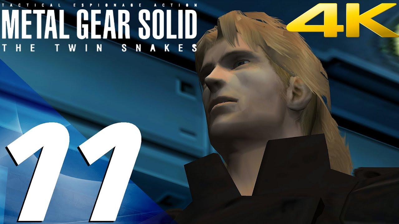 Metal Gear Solid Twin Snakes HD - Walkthrough Part 11 - Liquid Plans & PAL Keys [4K 60fps]