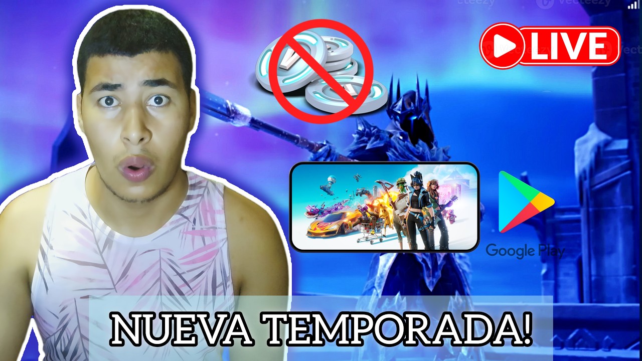 ¡EN VIVO!  Fortnite Nueva Temporada 2 Capitulo 7 En Móvil.