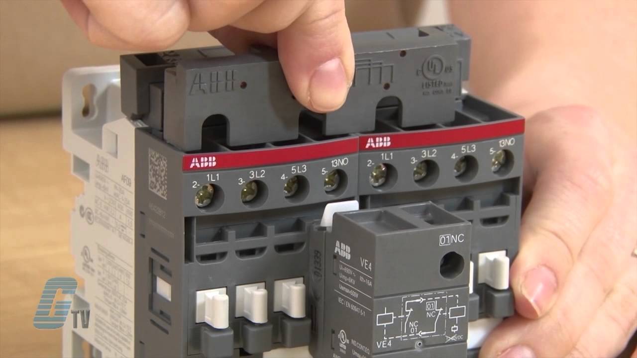 Принадлежности для контакторов серии AF компании ABB &mdash; обзор GalcoTV