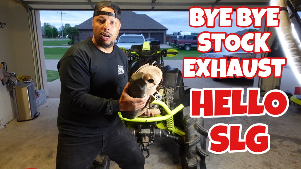 ЛУЧШИЙ ЗВУК ВЫХЛОПА! CANAM RENEGADE 1000 SLG СВАРИВАЕМЫЙ ВЫПУСК УСТАНОВКА