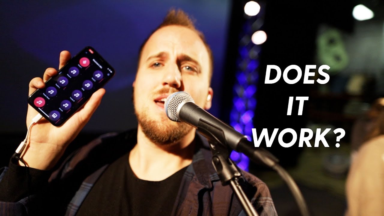 FIRST TIME TRYING IPHONE IN-EAR MONITORS WITH A LIVE  BAND