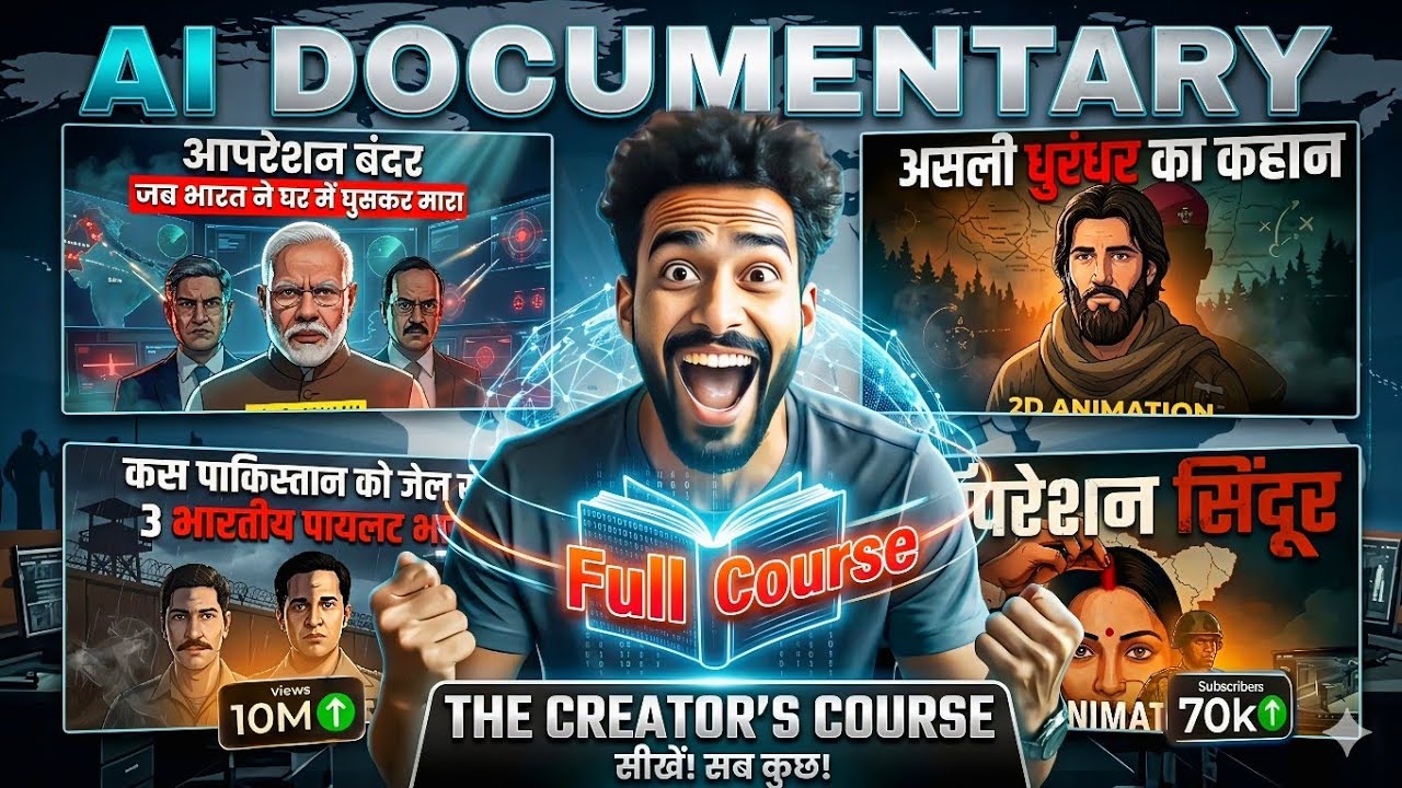 Create Viral AI Documentary Videos Like ANIDOC (100% FREE Tools)