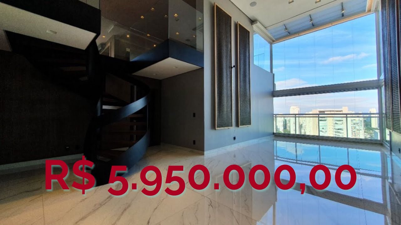 Cobertura Duplex Luxo no Brooklin (Nova York Penthouses).