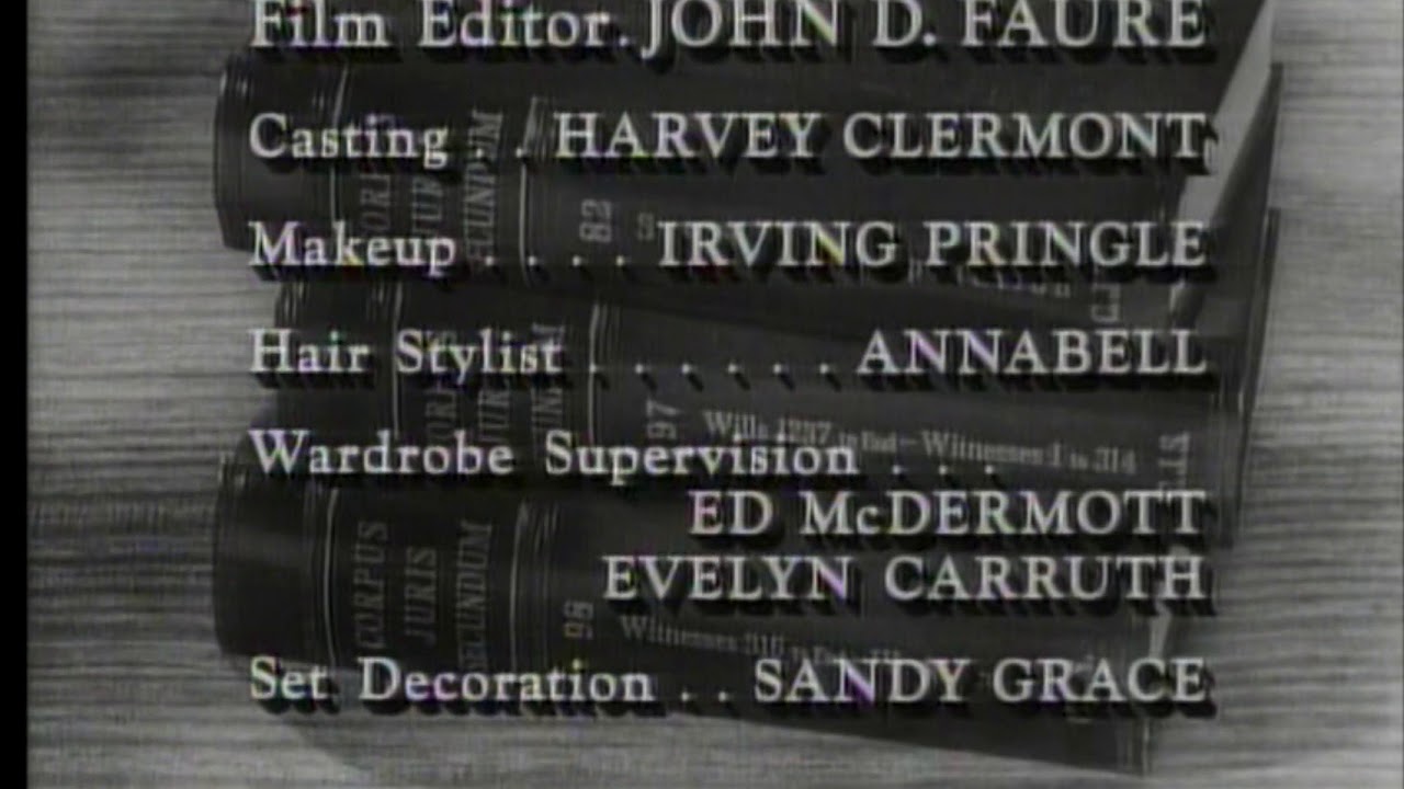 Perry Mason Ending (1963)/ Viacom Enterprises (1986) [1080p60]