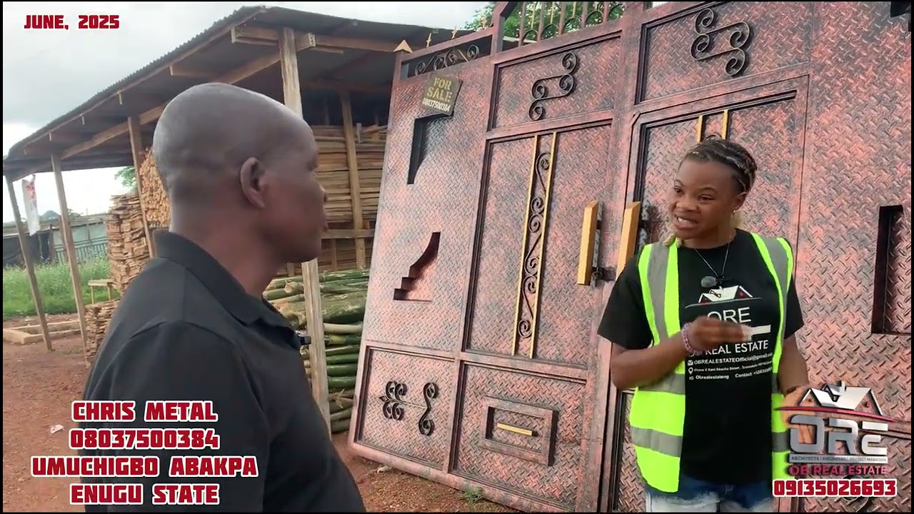 Price of Locally Made Iron Gate, Iron Doors & Fence Rails in Enugu State