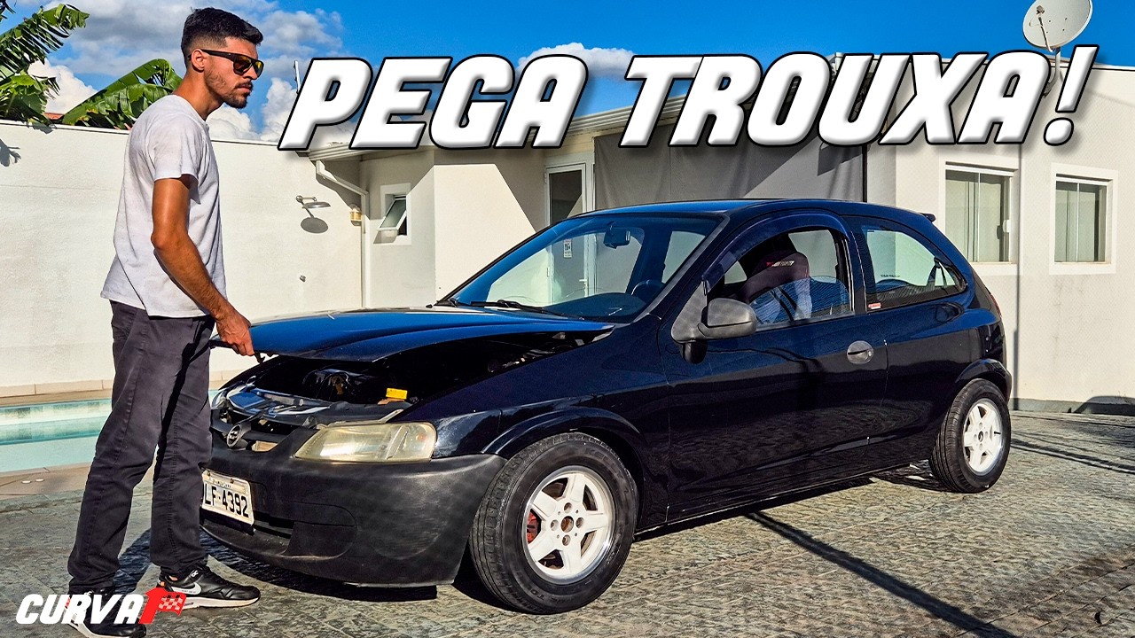 OLHA O MOTOR QUE ELE COLOCOU NESSA CELTA! 🔥