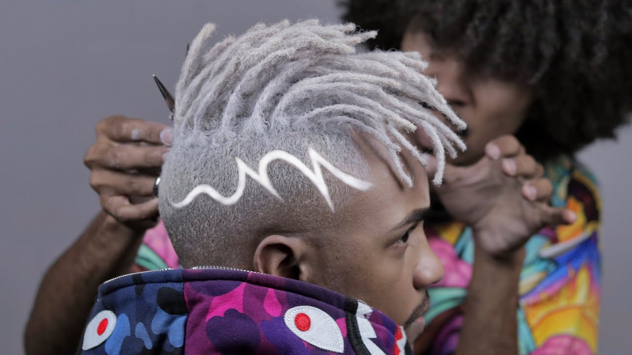 ICE DREADS 😱 Fazendo dreads platinado ❄✂️
