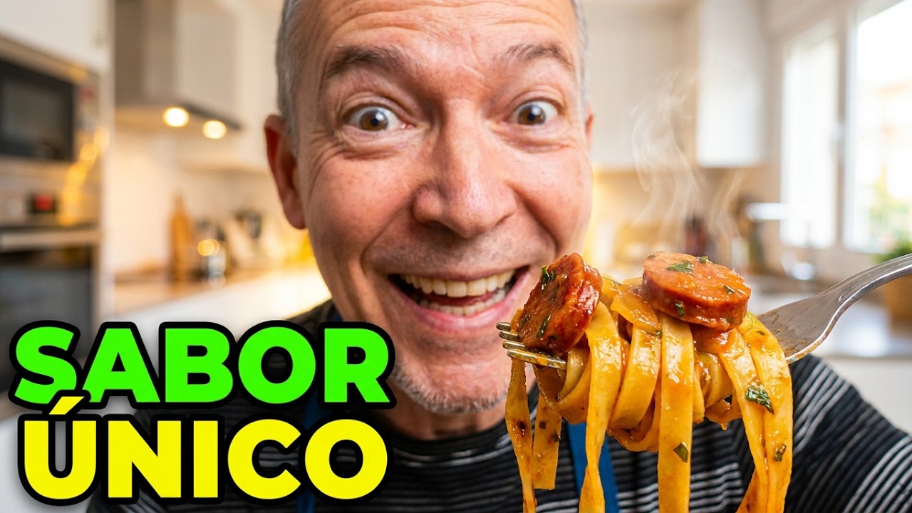 PASTA CON CHORIZO CASERA | Sabor intenso en minutos,