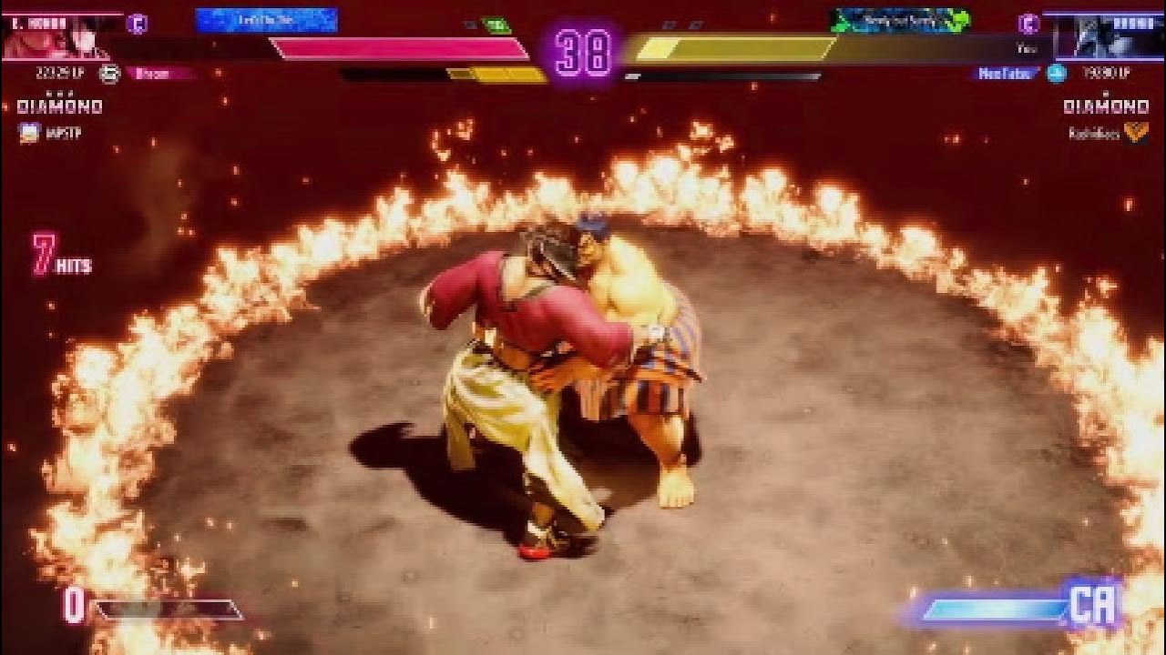 Street Fighter 6: Sets vs diamond E.Honda