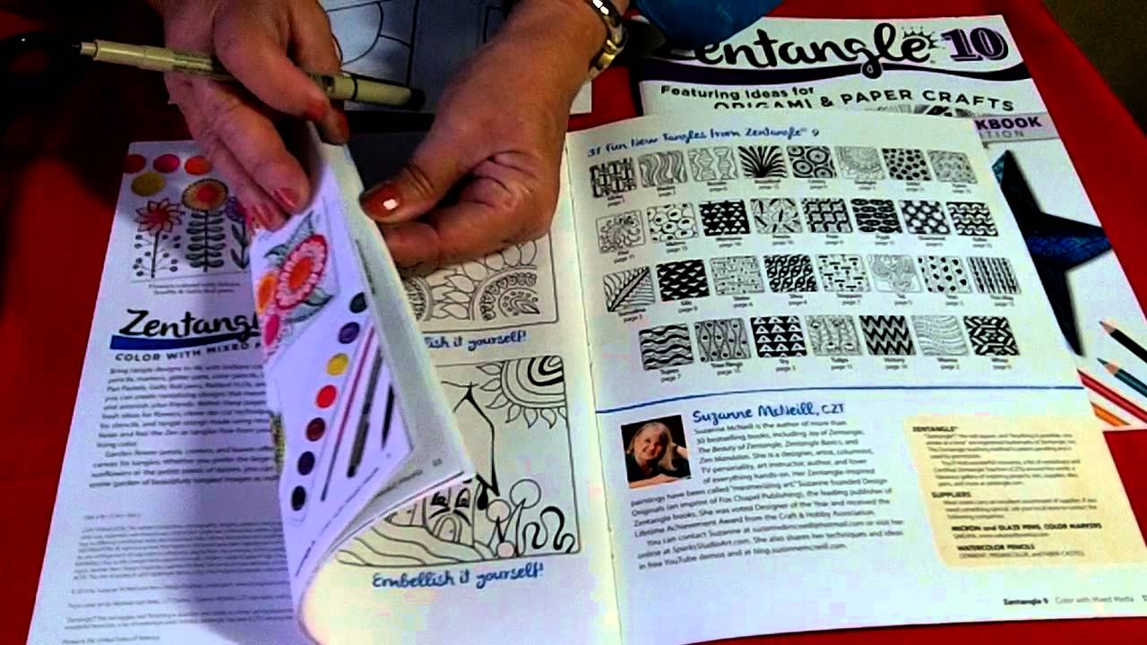 Zentangle Holiday Trees with Suzanne McNeill, CZT