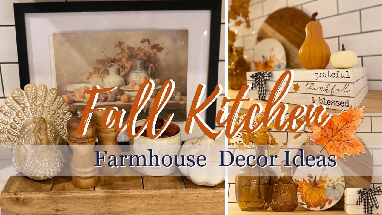 2023 Fall Kitchen Decorating Ideas | Fall Decorate With Me | Fall Decor