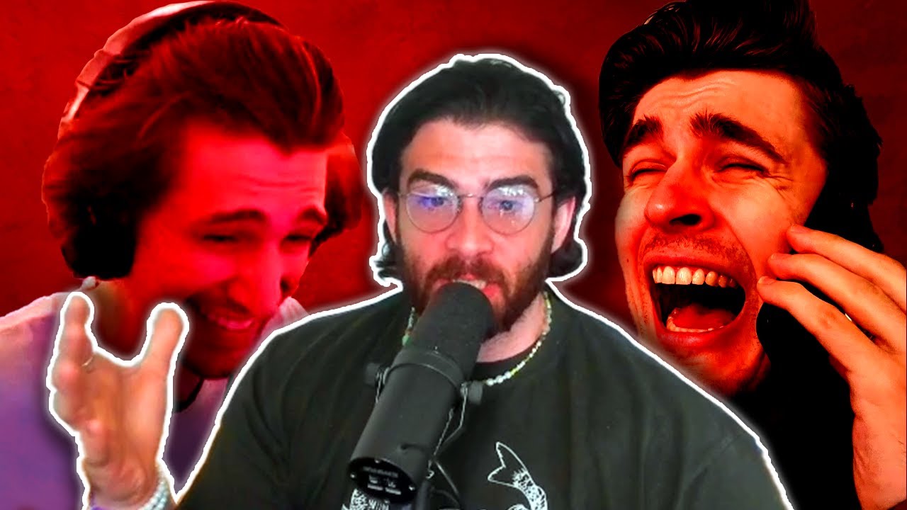 XQC and Ludwig Troll Hasan