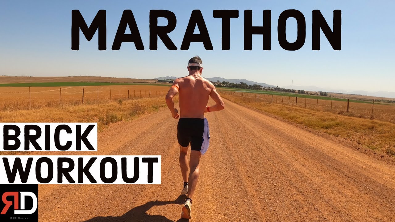 EPIC MARATHON RUNNING IN HEAT  ||  BRICK  WORKOUT