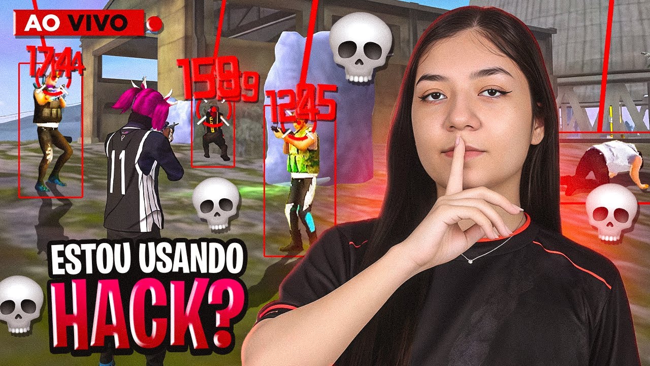 💜FREE FIRE - LIVE ON💜MAIOR TAXA DE HS DA RANK! DEUSA REVELA HJ!💜#330K