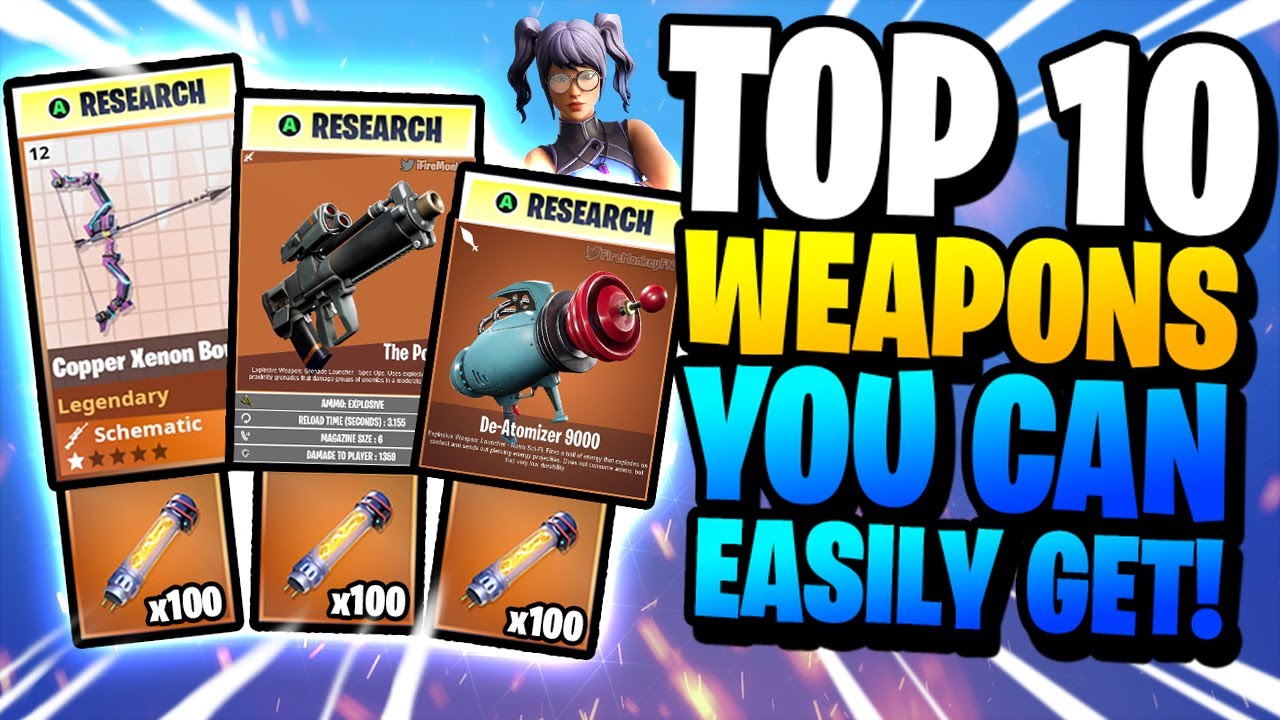 10 MUST-HAVE WEAPONS IN SAVE THE WORLD!