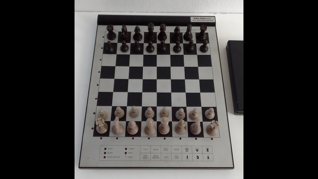 Ajedrez Radio Shack Tandy 1650 Chess Fast Response Time Garry Kasparov