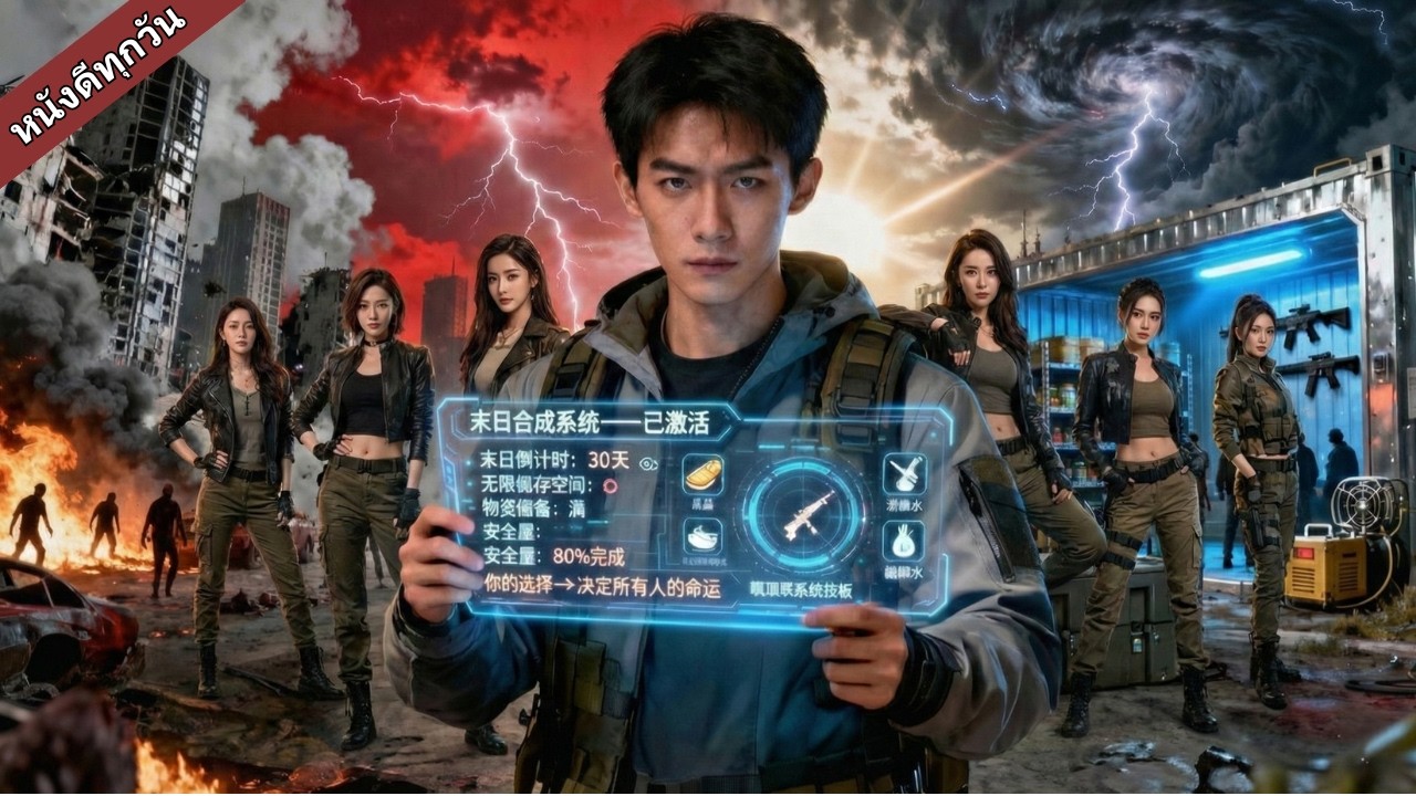 เกิดใหม่ก่อนวันสิ้นโลก1เดือน ปลดล็อกระบบผสานวันสิ้นโลก+โกดังไร้ขีดจำกัด กักตุนของกอบกู้มนุษยชาติ!