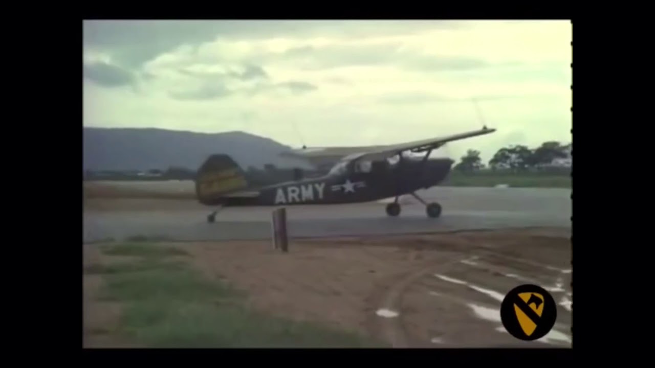 Rare Vietnam war Footage Airborne forces Cessna O-1 Bird Dog Huey Chinook C130 Hercules