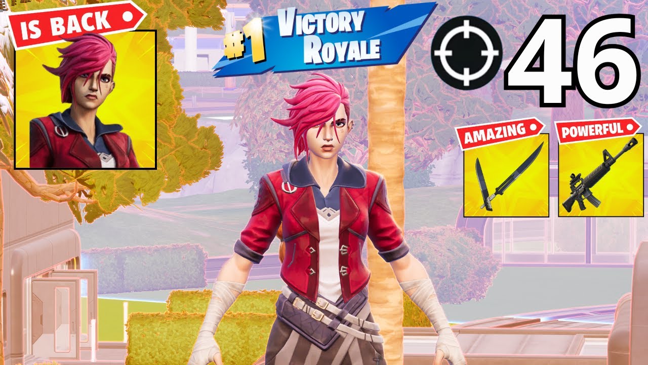 46 Elimination VI (ARCANE) Gameplay Wins Zero Build (NEW FORTNITE CHAPTER 7 SEASON 1)