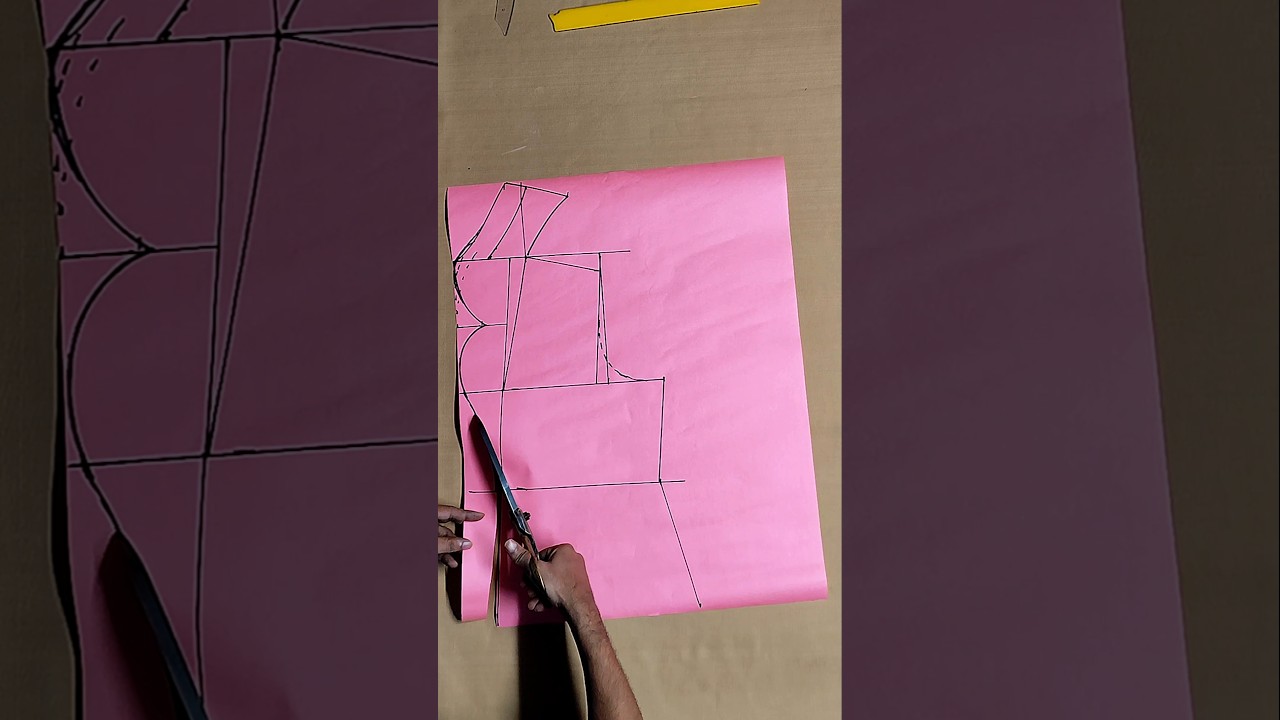 ladies blazer cutting tutorial #shorts