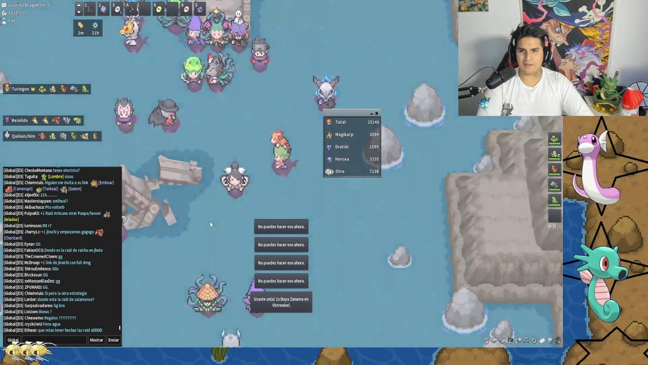 Cacería de Shinys! Raids y mas!!!  PokeMMO