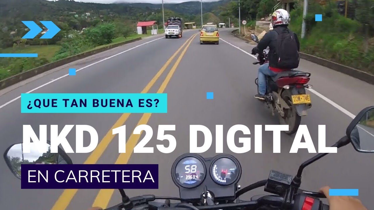 PROBANDO NKD 125 EN CARRETERA DESCENSO KM 18 CALI - GO PRO