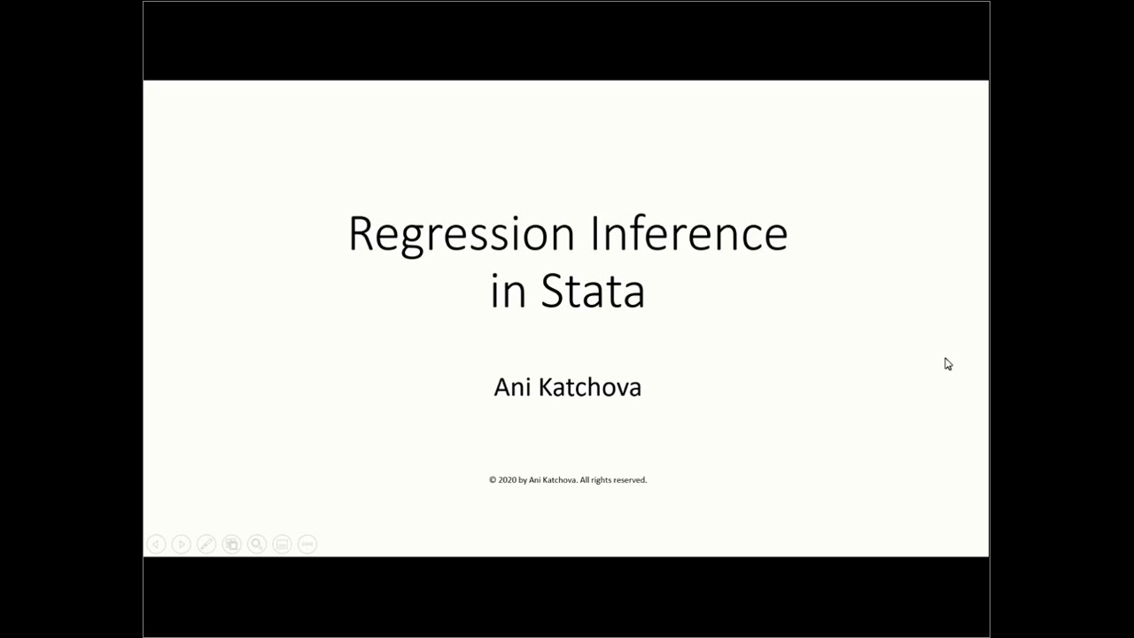 Regression Inference in Stata