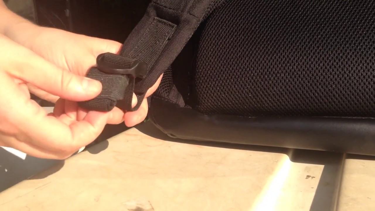 Solution to backpack dangling straps? They roll away on RiutBag R10, R15, R25