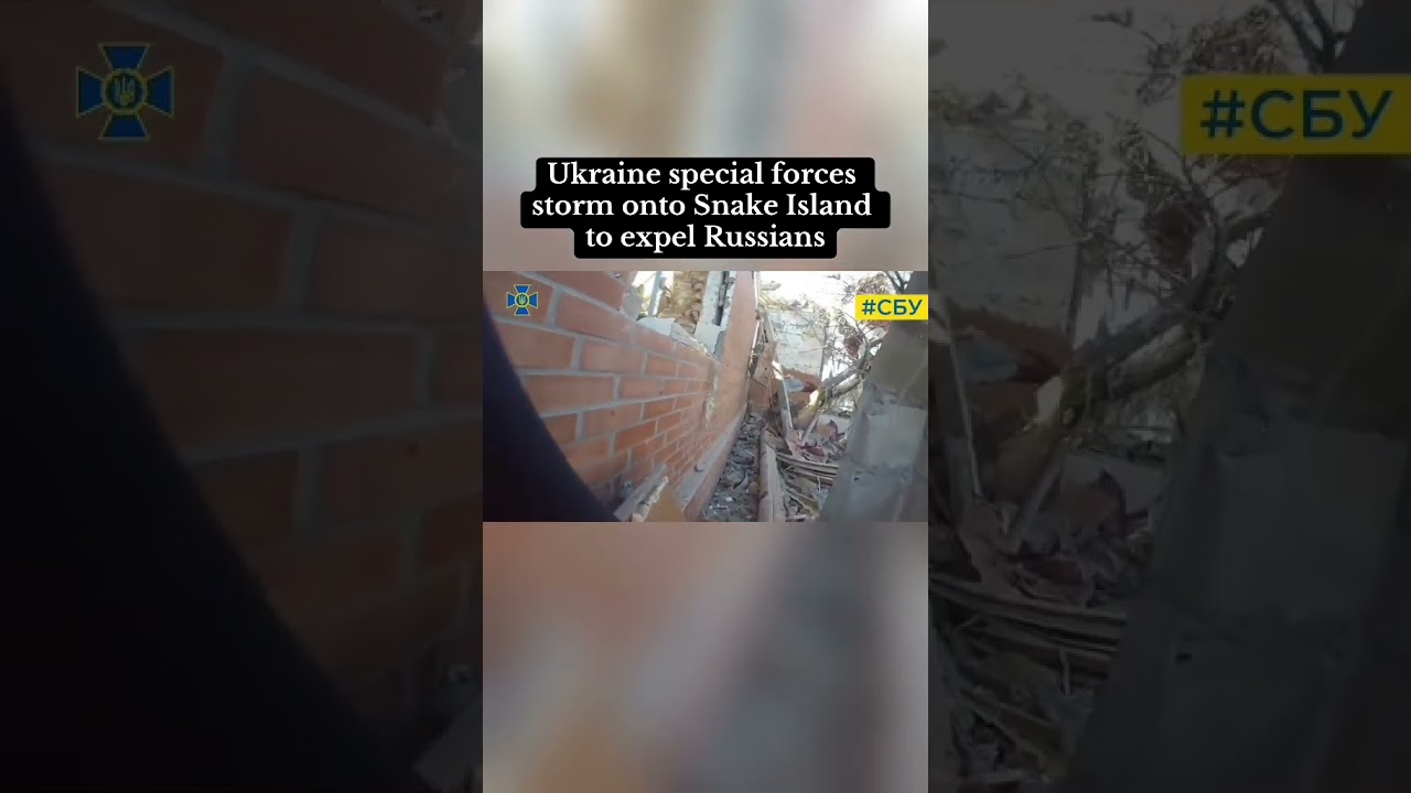 Ukraine special forces storm onto Snake Island to expel Russians