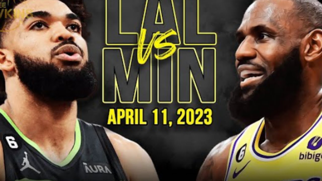 Minnesota Timber Wolves. vs. Los Angeles lakers Full Game Highlights _APRIL 2023 NBA Play in