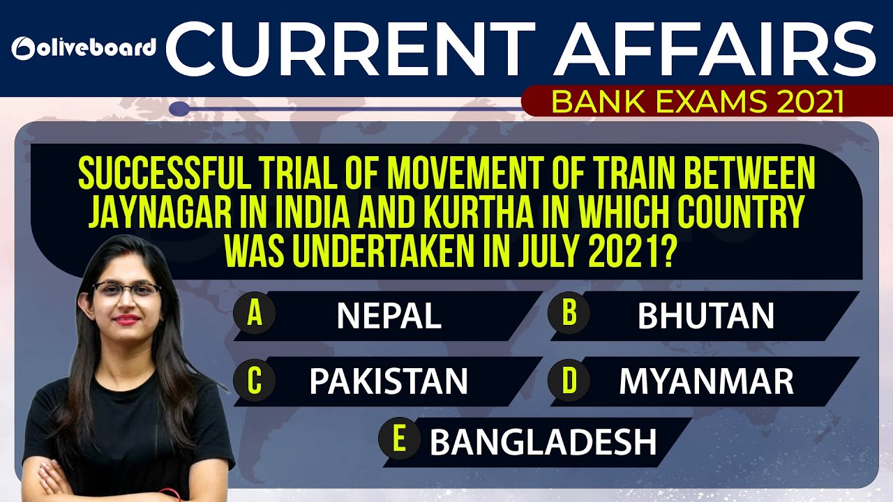 Daily Current Affairs MCQ | Bank Exams 2021 | Daily MCQ Series | 21 July
