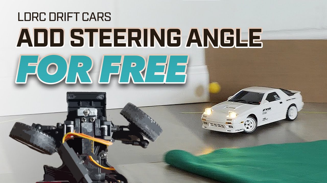 LDRC Budget Drift RC! - FREE ANGLE - GYRO TEST