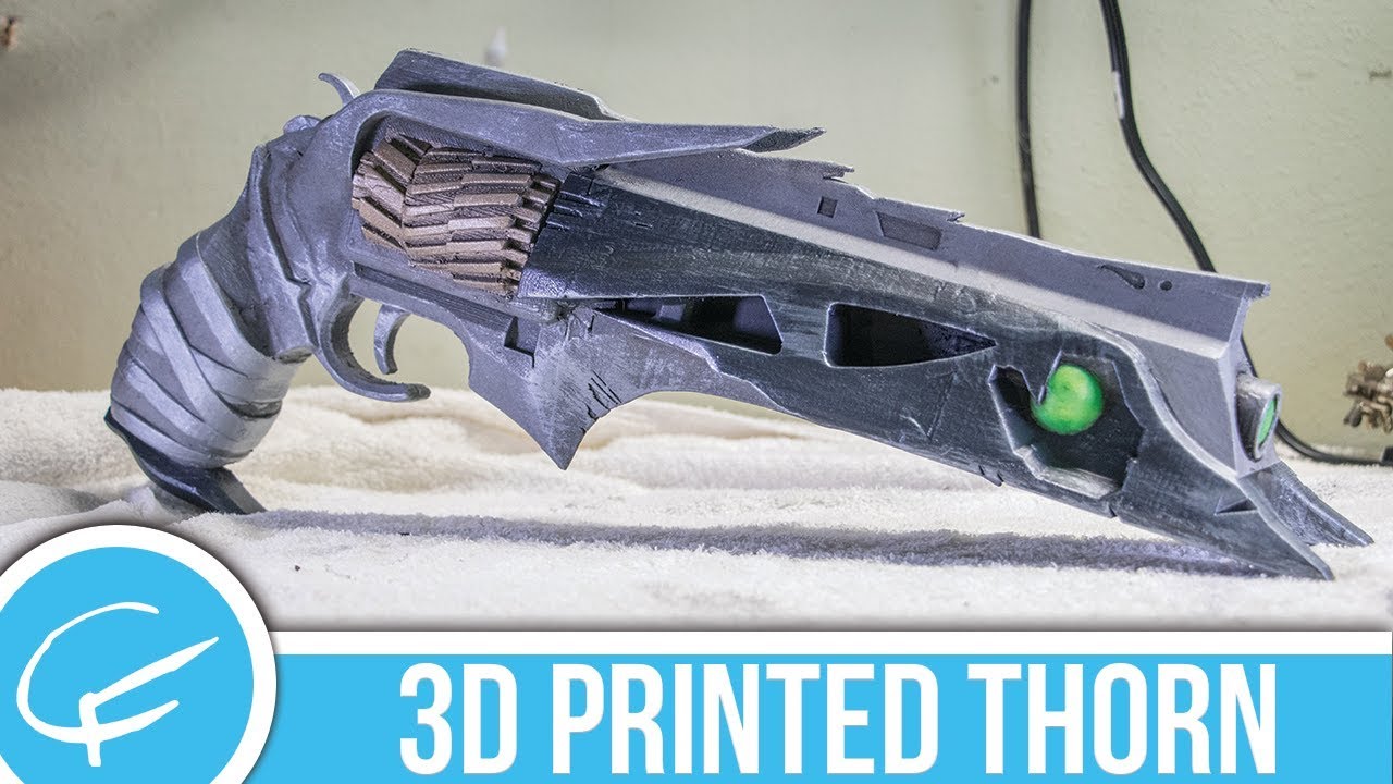 3D Printed Thorn Hand Cannon Replica (from Destiny)