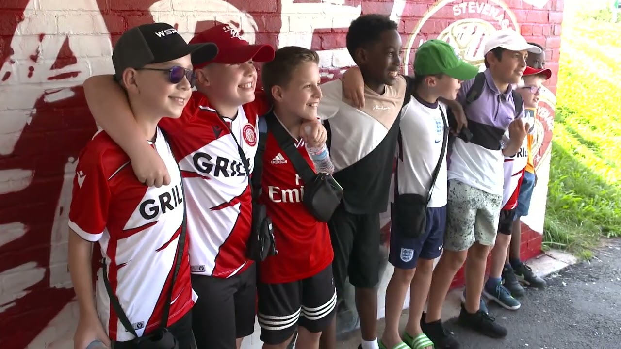 Stevenage's Artwork Unveiling - ITV EFL Community Feature